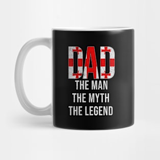 Georgian Dad The Man The Myth The Legend - Gift for Georgian Dad With Roots From Georgian Mug